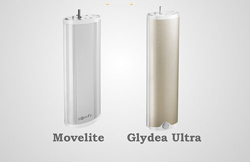 Двигуни для електричних карнизів Somfy Movelite та Ultra
