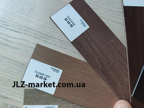 Дерев'яні жалюзі Basswood коричневі