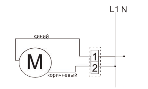 Схема підключення жалюзі на пульті