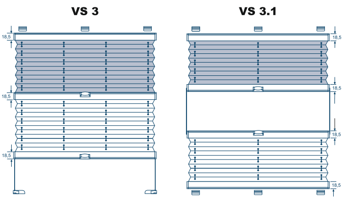 Плісе VS-3 Cosiflor